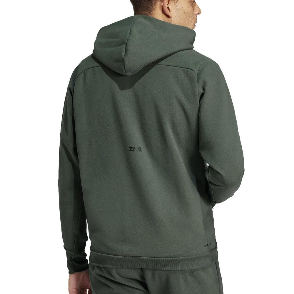 Sweat Zippé Kaki Homme Adidas IR5240 2