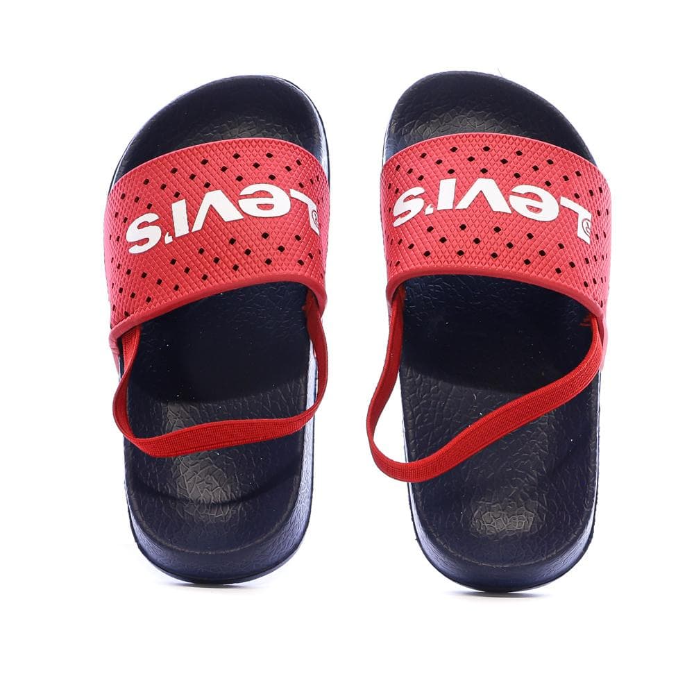 Claquettes Marine/Rouge Garçon Levi's Perf 3