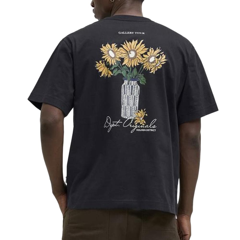T-shirt Noir Homme Jack & Jones Lington 2
