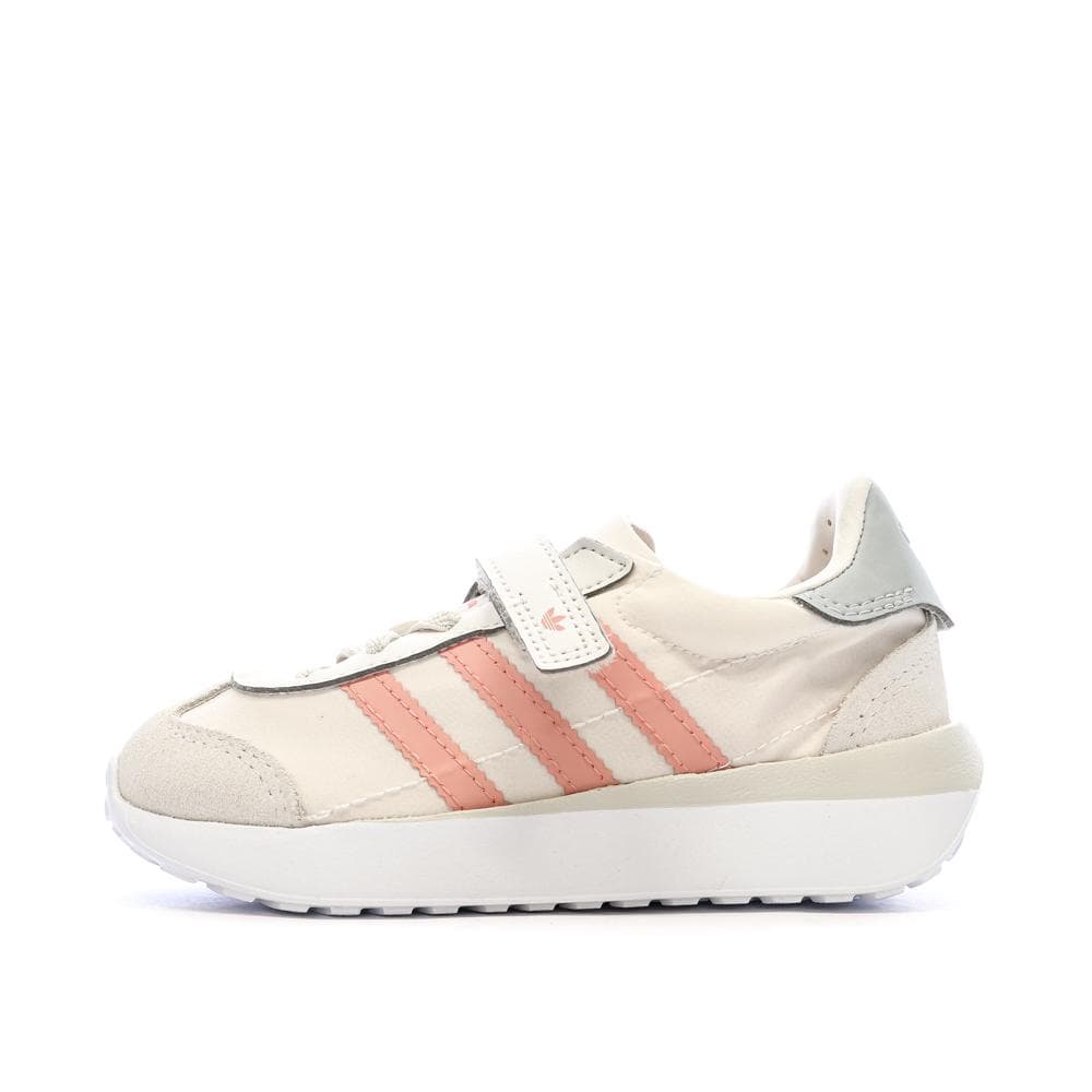 Baskets Beiges/Roses Fille Adidas Country Xlg 1