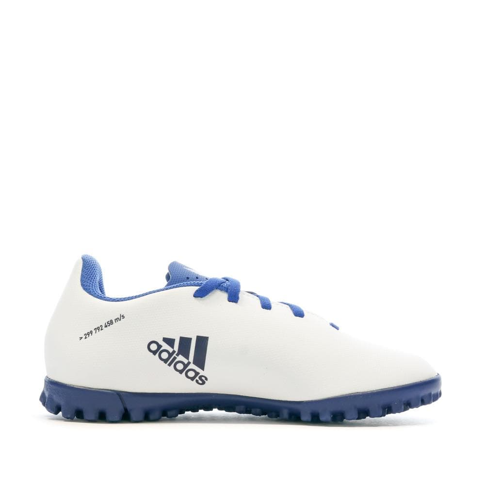 Chaussures de futsal Blanc/Bleu Enfant Adidas X Speedflow.4 2