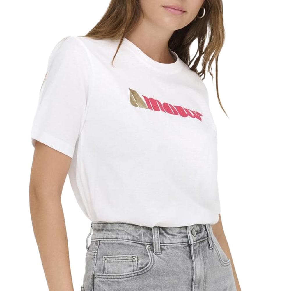T-Shirt Blanc Femme JDY Emone 1