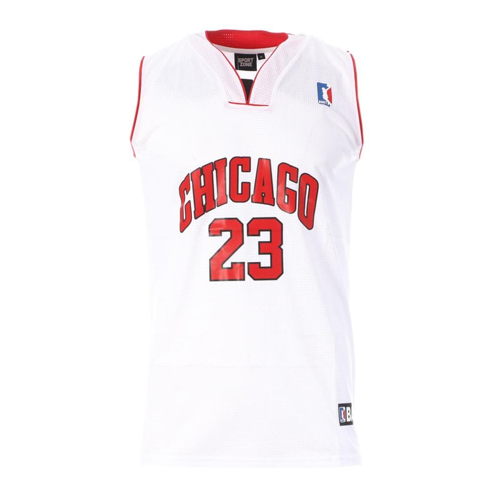 Chicago 23 Maillot de basketball Blanc Homme Sport Zone 1