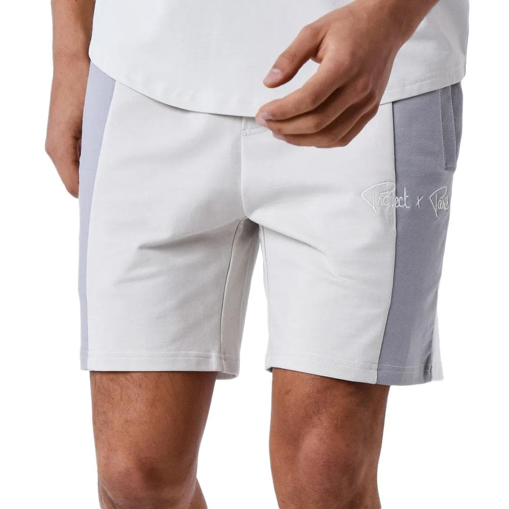 Short Beige/Gris Homme Project X Paris Colorblock 1