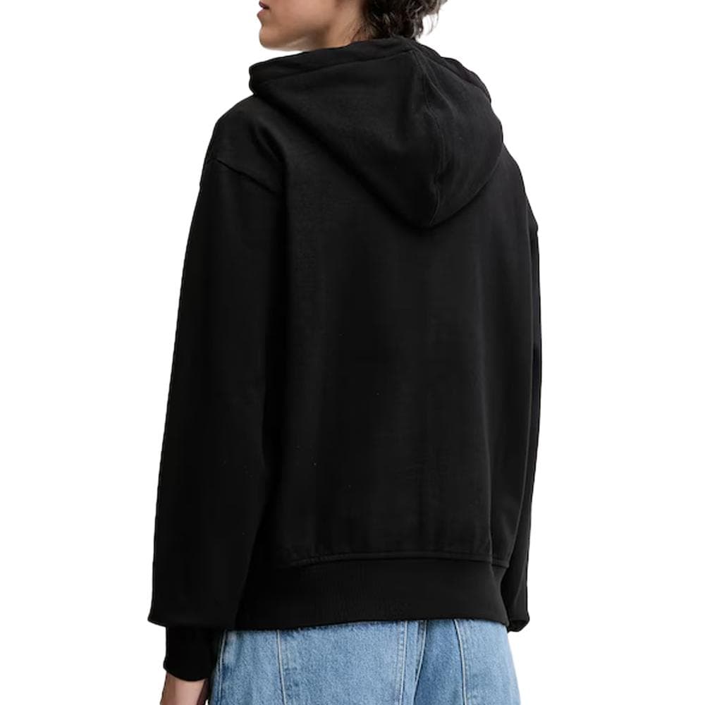 Sweat Zippé Noir Femme Calvin Klein Jeans Archive 2