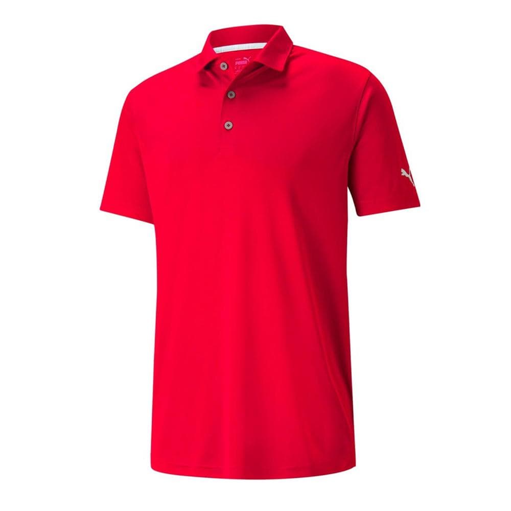 Polo de golf Rouge Homme Puma Gamer 1