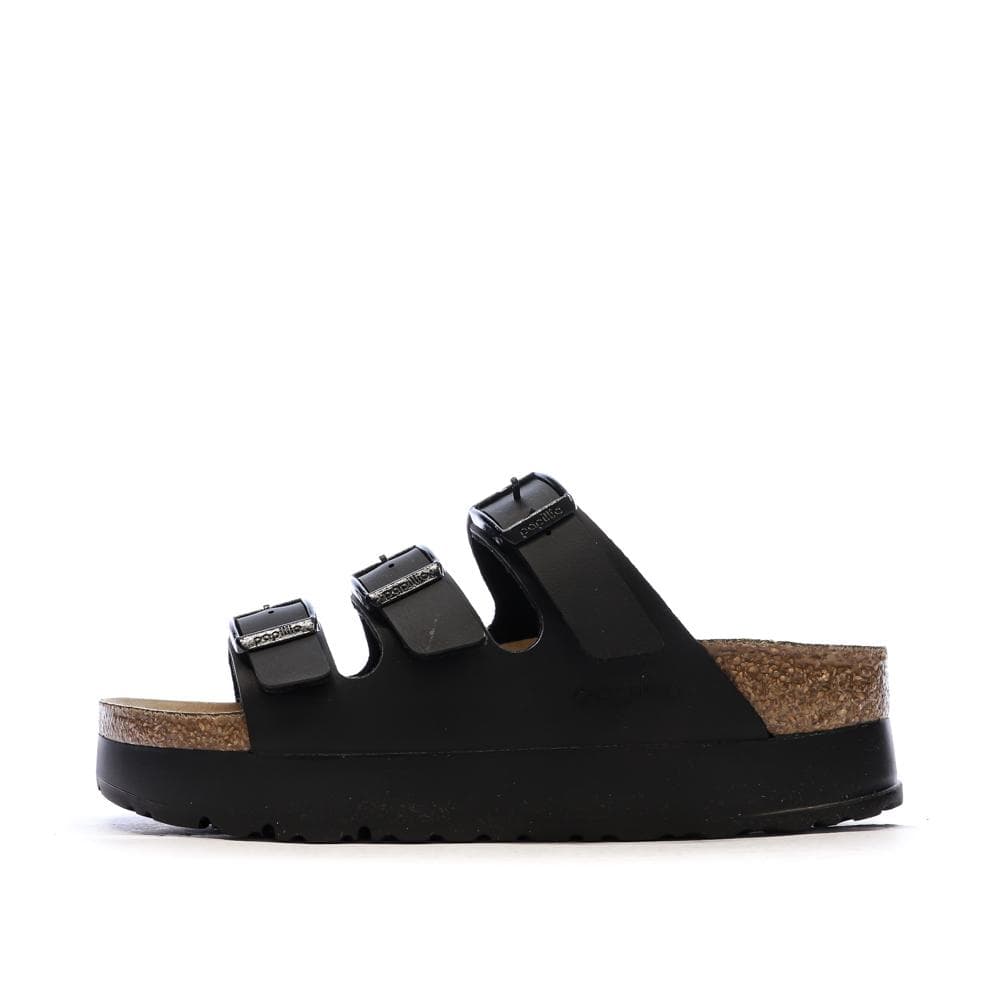Sandales Noires Femme Birkenstock Arizona Papflex 1