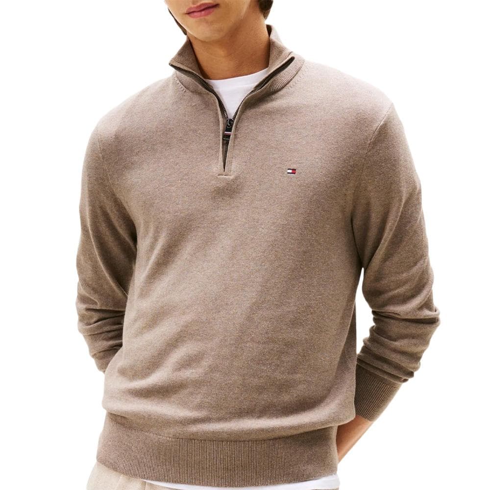 Pull Marron Homme Tommy Hilfiger Pima YBI 1