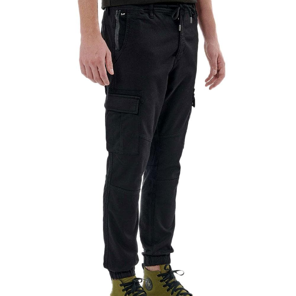 Pantalon Cargo Noir Homme Kaporal Malki 1