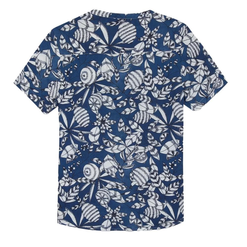 Blouse Marine à Fleurs Femme TBS JANIEMIS 2