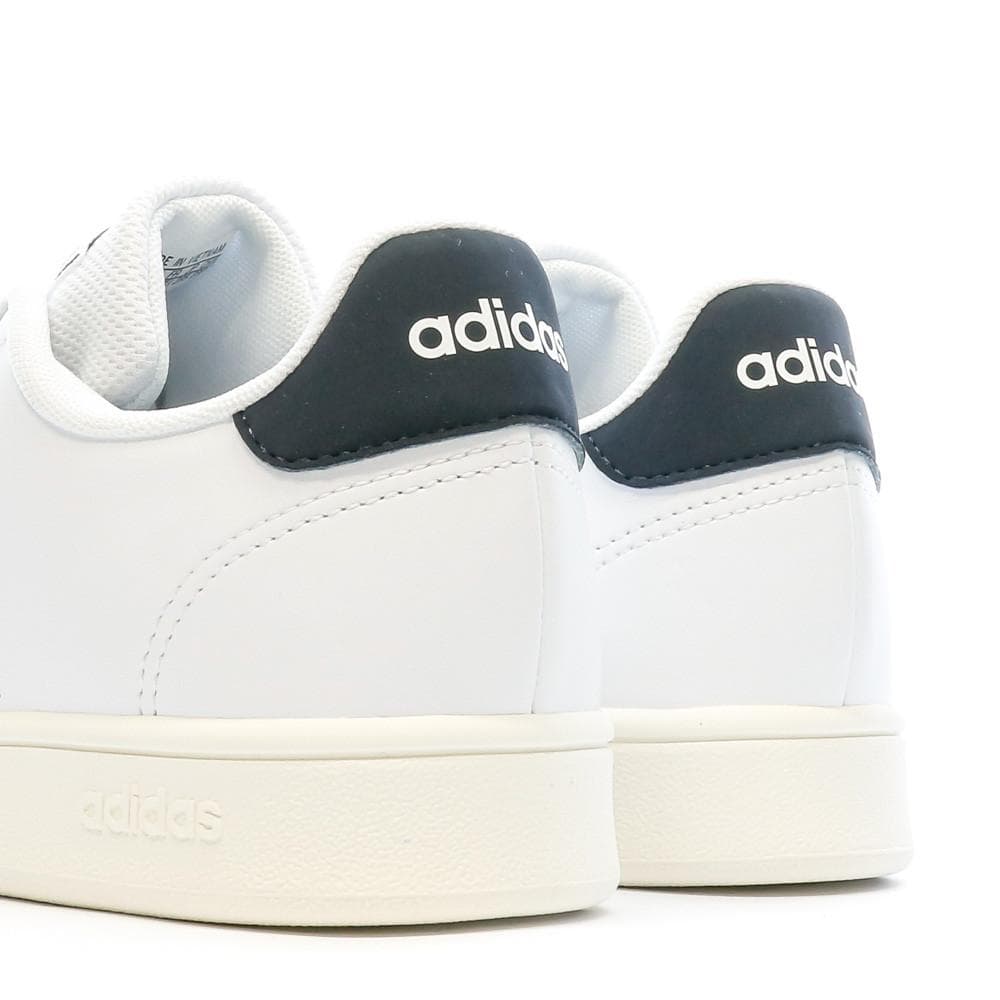 Baskets Blanc/Noir Garçon Adidas Advantage 7