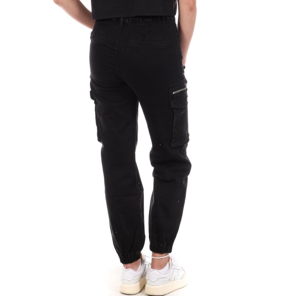 Pantalon Cargo Noir Femme Monday Premium PSA3669 2