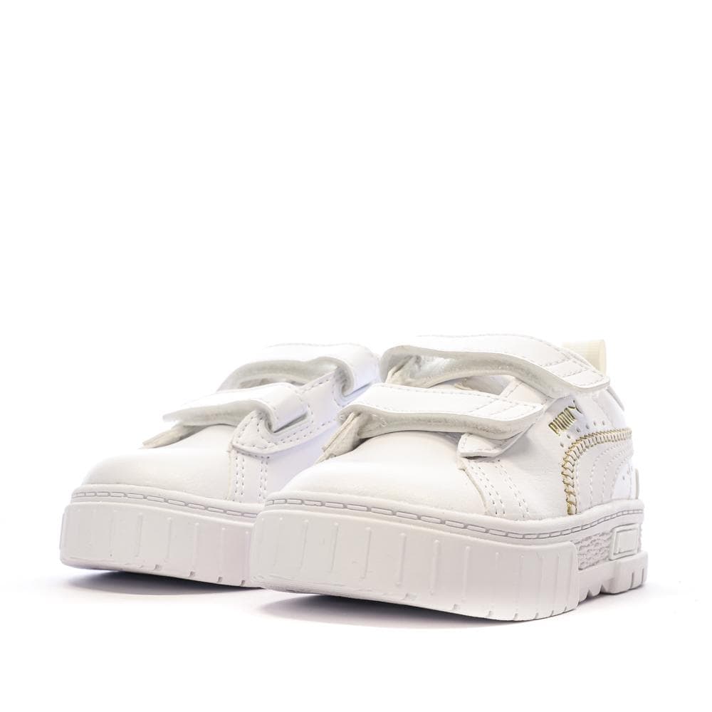 Baskets Blanches Fille Puma Stitching 6