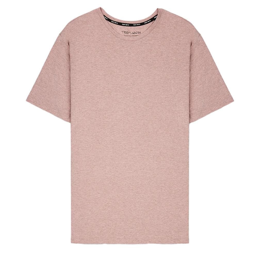T-shirt Rouge Homme Teddy Smith Chine 1