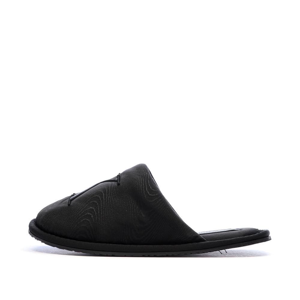 Chaussons Noir Femme Calvin Klein Jeans Slipper Satin Moire 1
