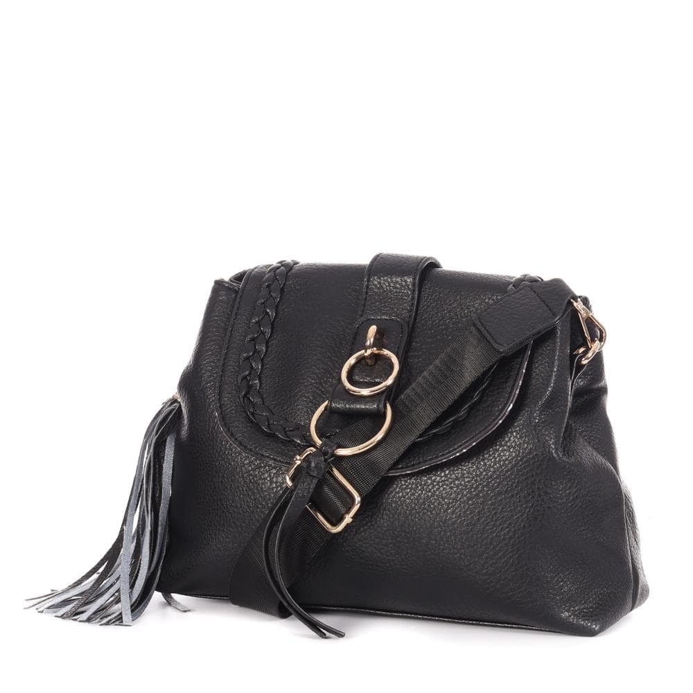 Sac à Bandoulière Noir Femme Manoukian MACHA 2