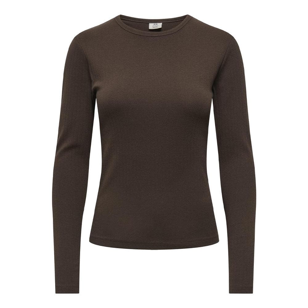 T-Shirt Manches Longues Marron Foncé Femme JDY Vaya 1