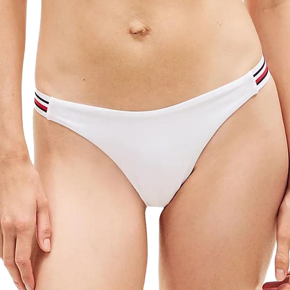 Bas de bikini Blanc Femme Tommy Hilfiger Cheeky 1