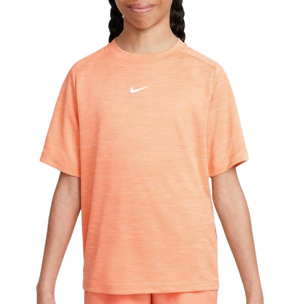T-Shirt Orange Corail Fille Nike Running 1