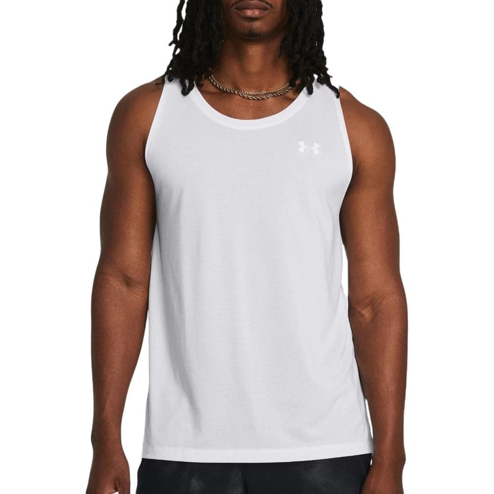 Débardeur Blanc Homme Under Armour Launch 1