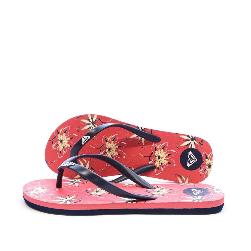 Tongs Rose à fleurs Fille Roxy The Sea Penhat 1