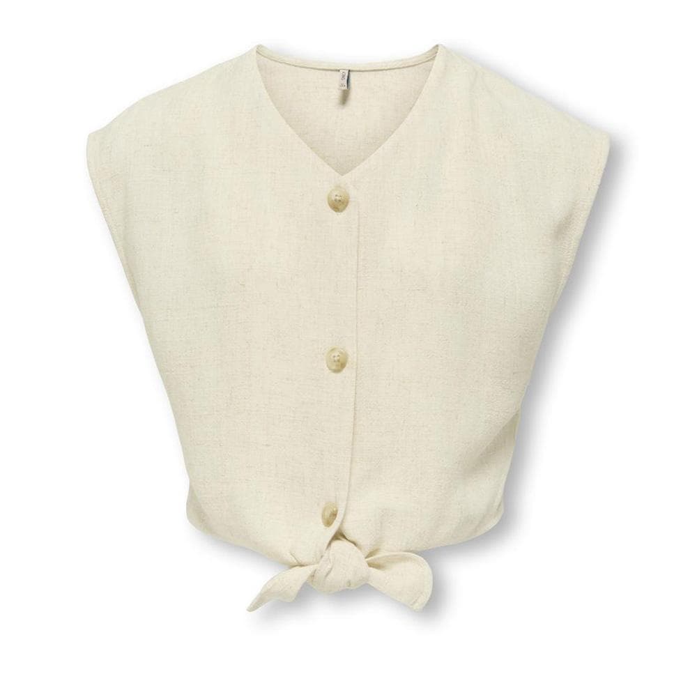 Débardeur Beige Fille Kids ONLY Kogsiesta 1