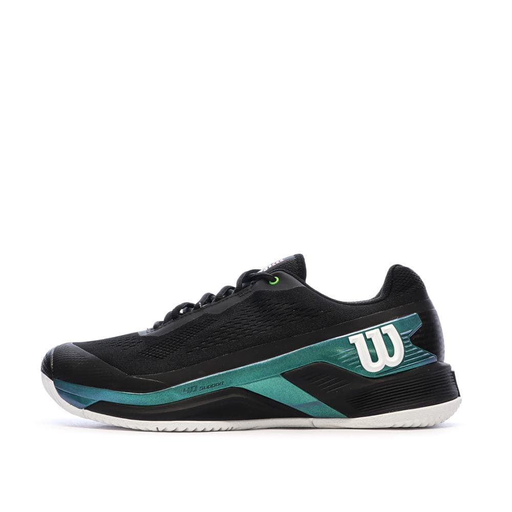 Baskets Noires/Turquoises Homme Wilson Rush 1