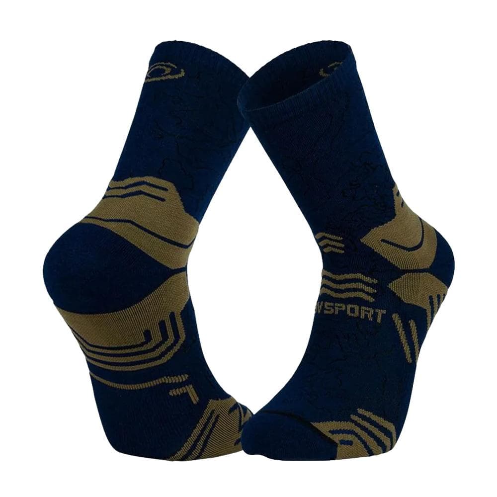 1x Paire de Chaussettes Noire/Kaki Femme BV SPORT 193 1