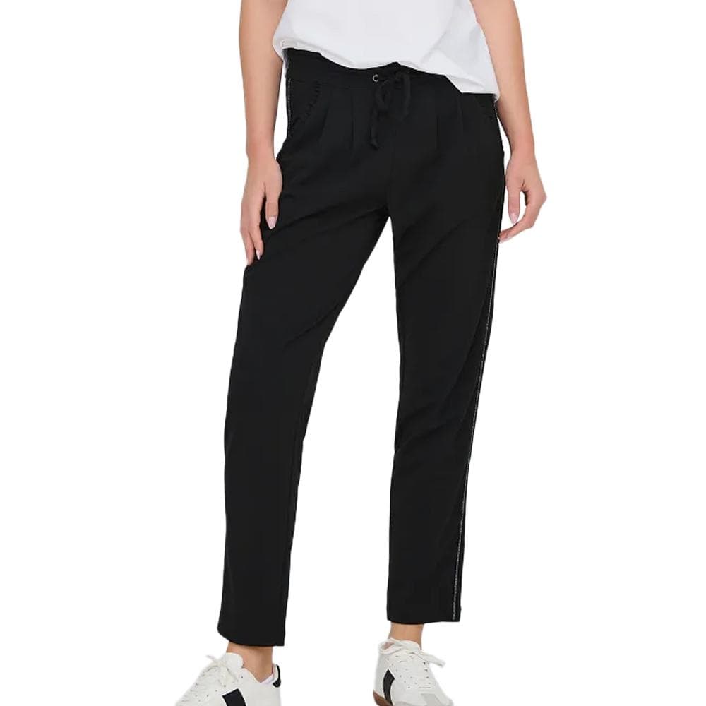 Pantalon Fluide Noir Femme JDY Lurex Dia 1