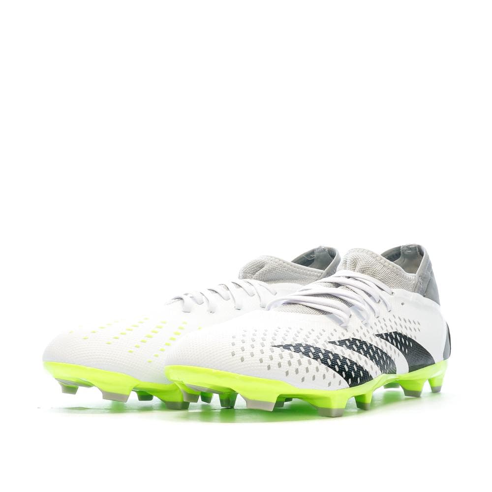 Chaussures de foot Blanc/Vert Homme Predator Accuracy.3 FG 6