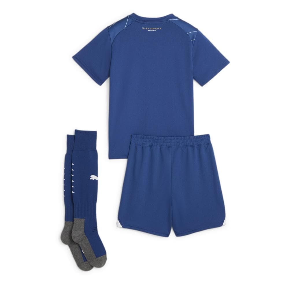 OM Mini-Kit Extérieur Bleu Garçon/Fille Puma 23/24 2