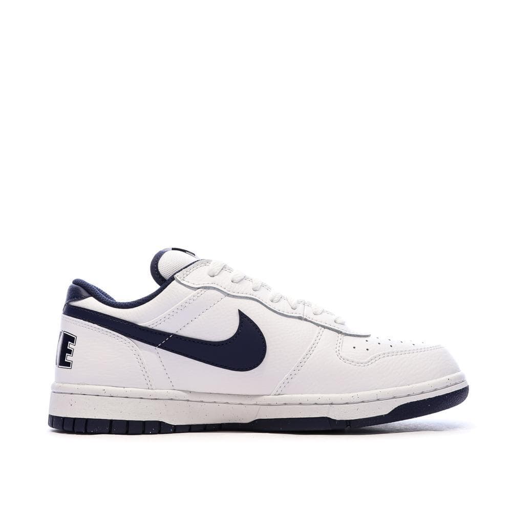 Baskets Blanches/Marines Homme Nike Big Nike Low 2