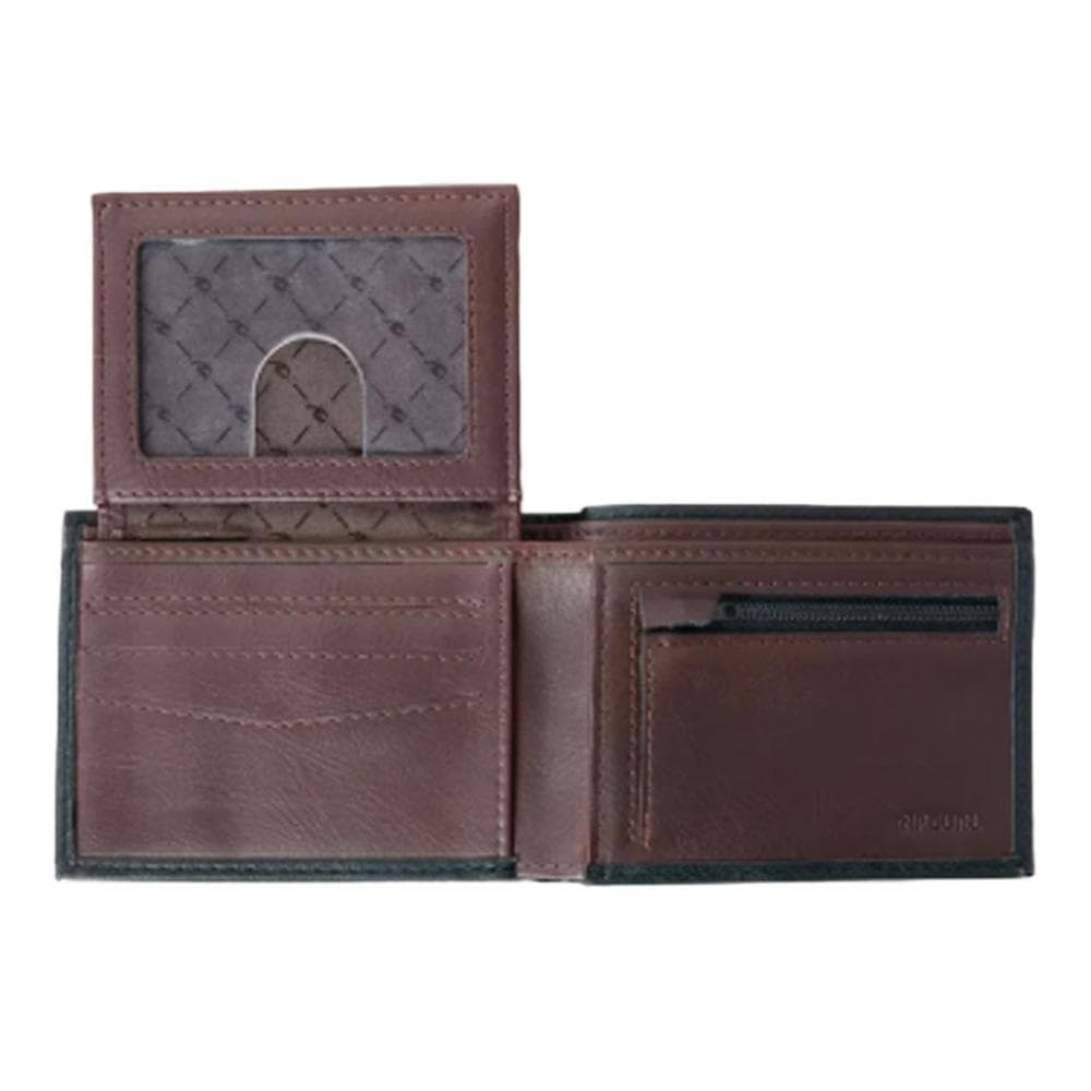 Portefeuille Marron/Noir Homme Rip Curl Pumped Emboss 2