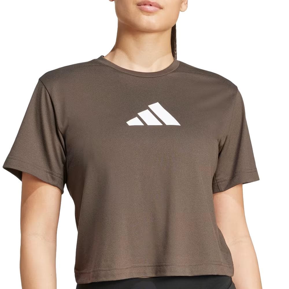T-Shirt Kaki Femme Adidas Essentials 1
