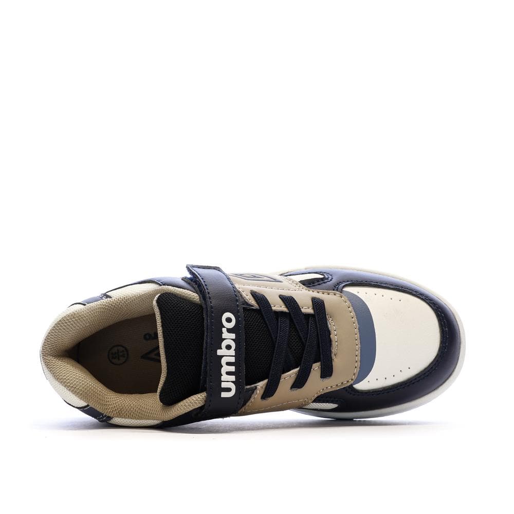 Baskets Blanches/Marine/Noires Garçon Umbro Travys 4
