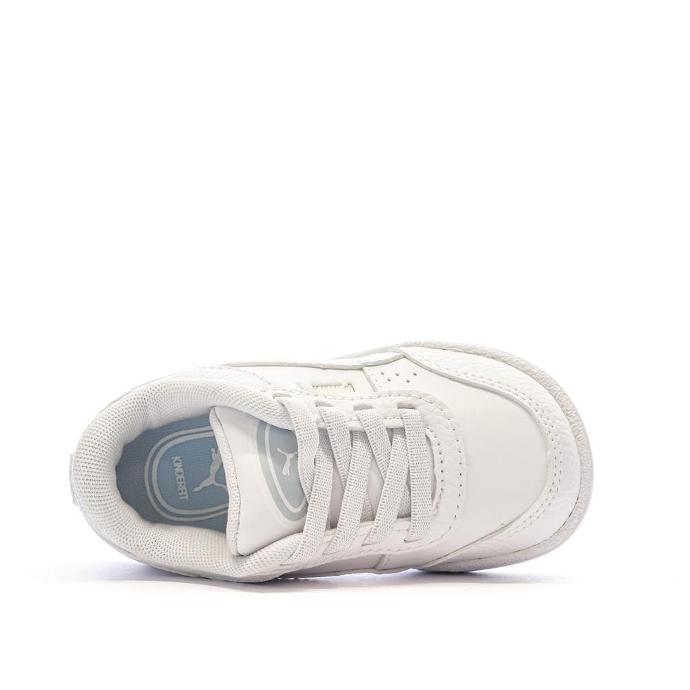 Baskets Blanches/Bleu Fille Puma Pro Sport 4