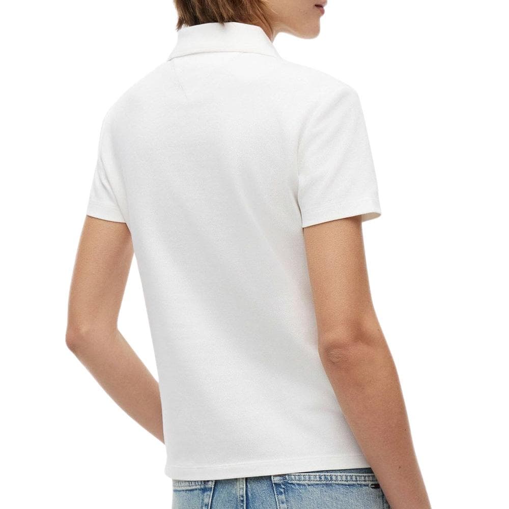 Polo Blanc Femme Tommy Hilfiger Slim Essential 2