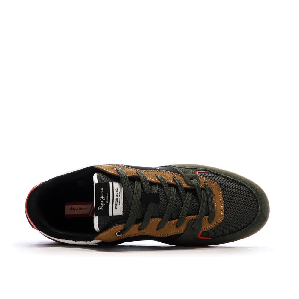 Baskets Kaki/Camel Homme Pepe jeans Kore Skate 4