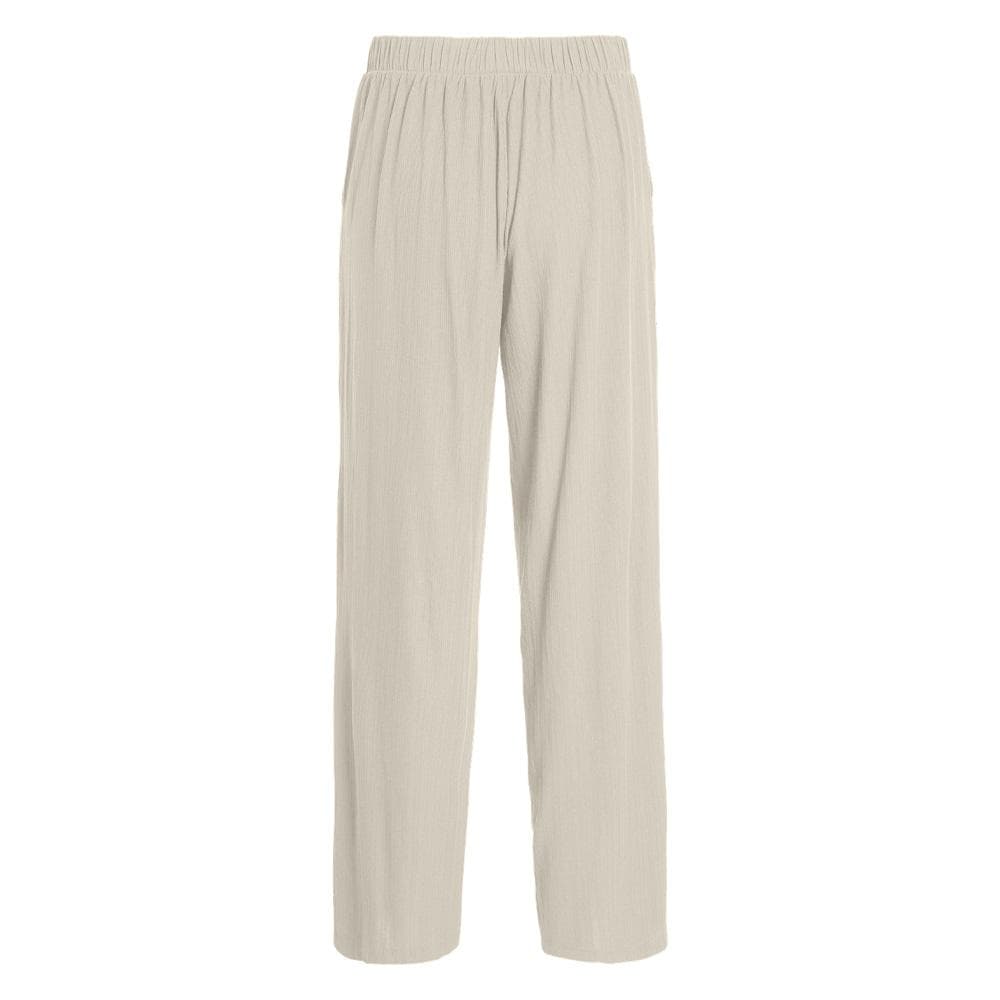 Pantalon fluide Beige Femme Vila Dimita 2