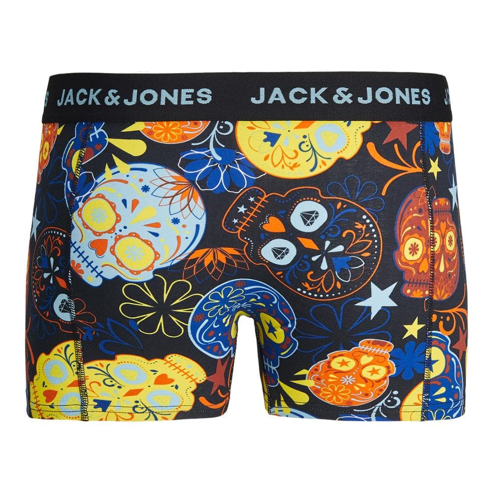 x3 Boxers Noires/Jaunes Garçon Jack & Jones Trunks 2