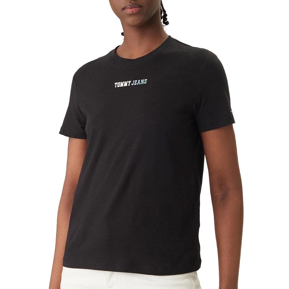 T-Shirt Noir Homme Tommy Hilfiger Essential 123 1