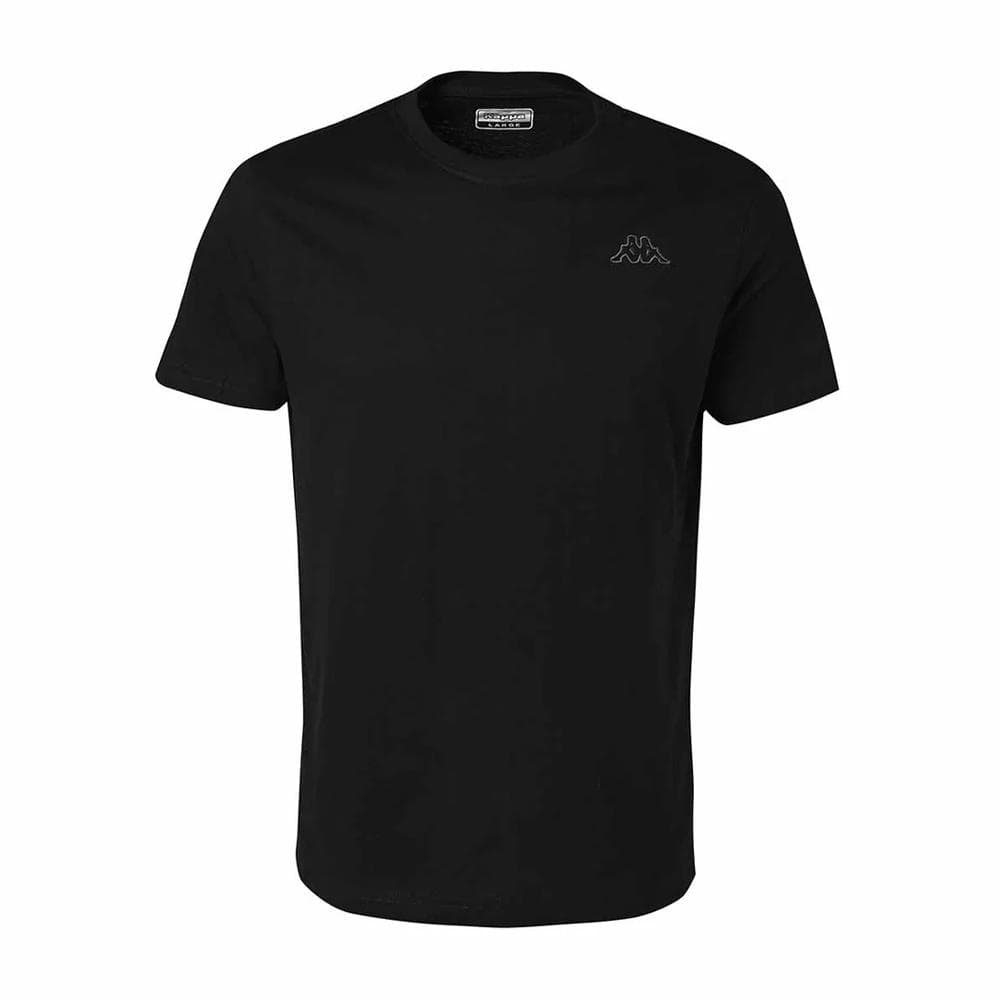 T-shirt Noir Homme Kappa Cafers 1
