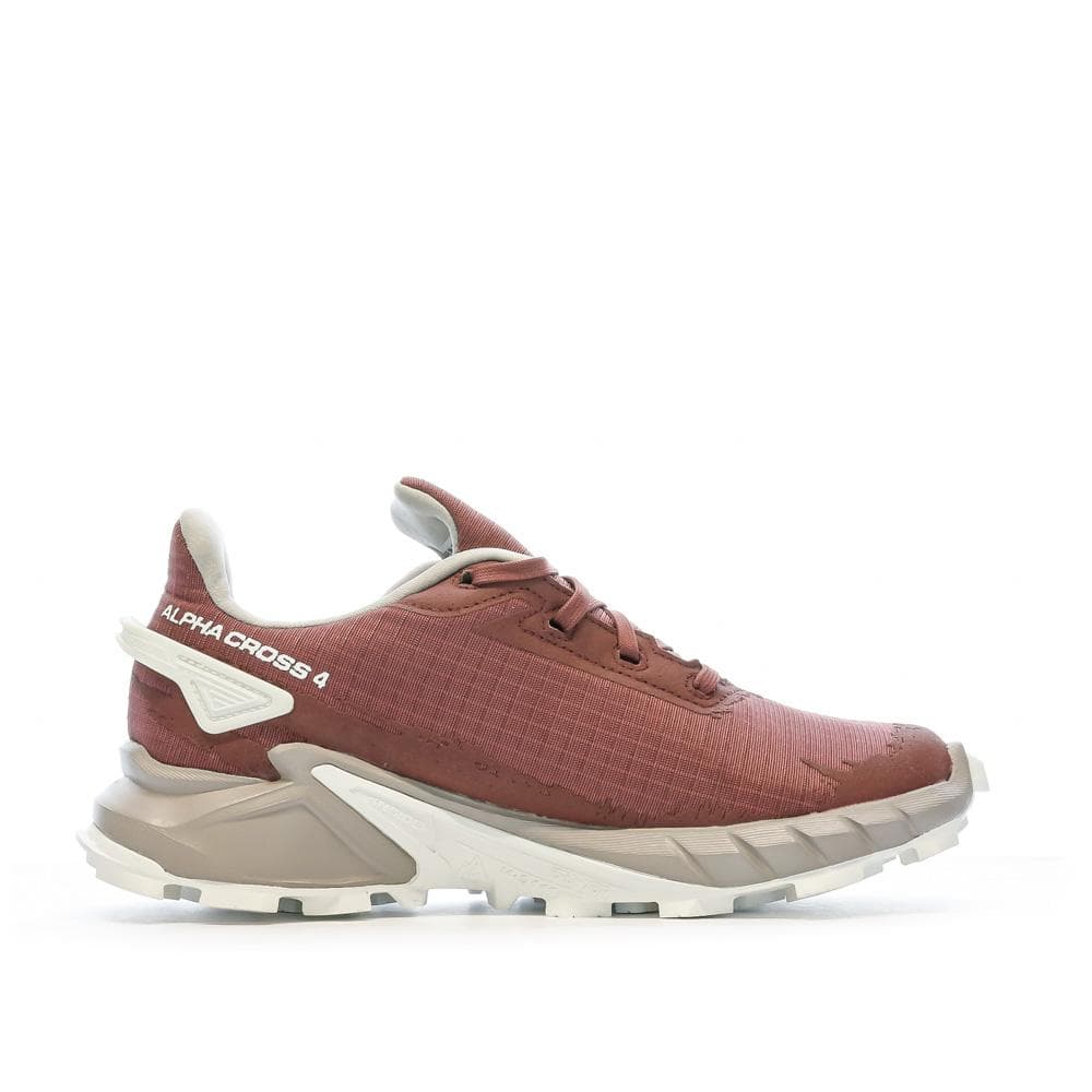 Chaussures de Trail Rouge/Blanche Femme Salomon Alphacross 4 2