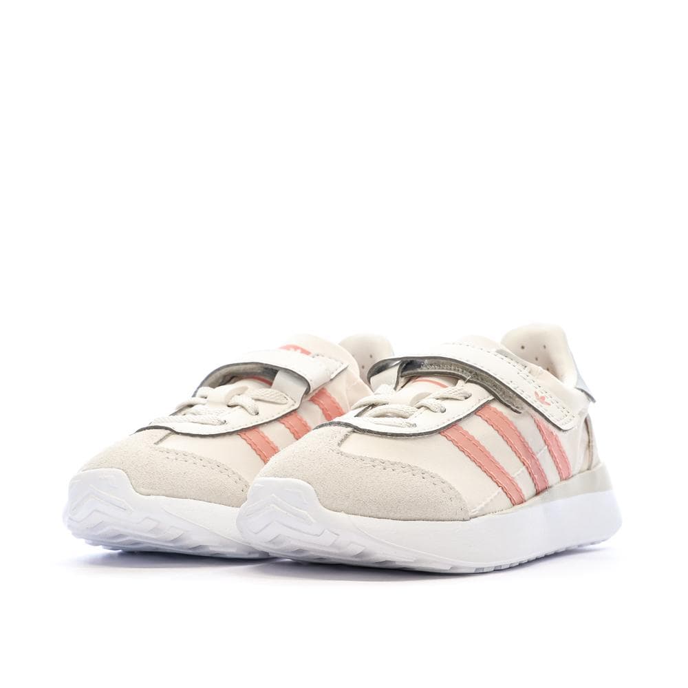 Baskets Beiges/Roses Fille Adidas Country Xlg 6