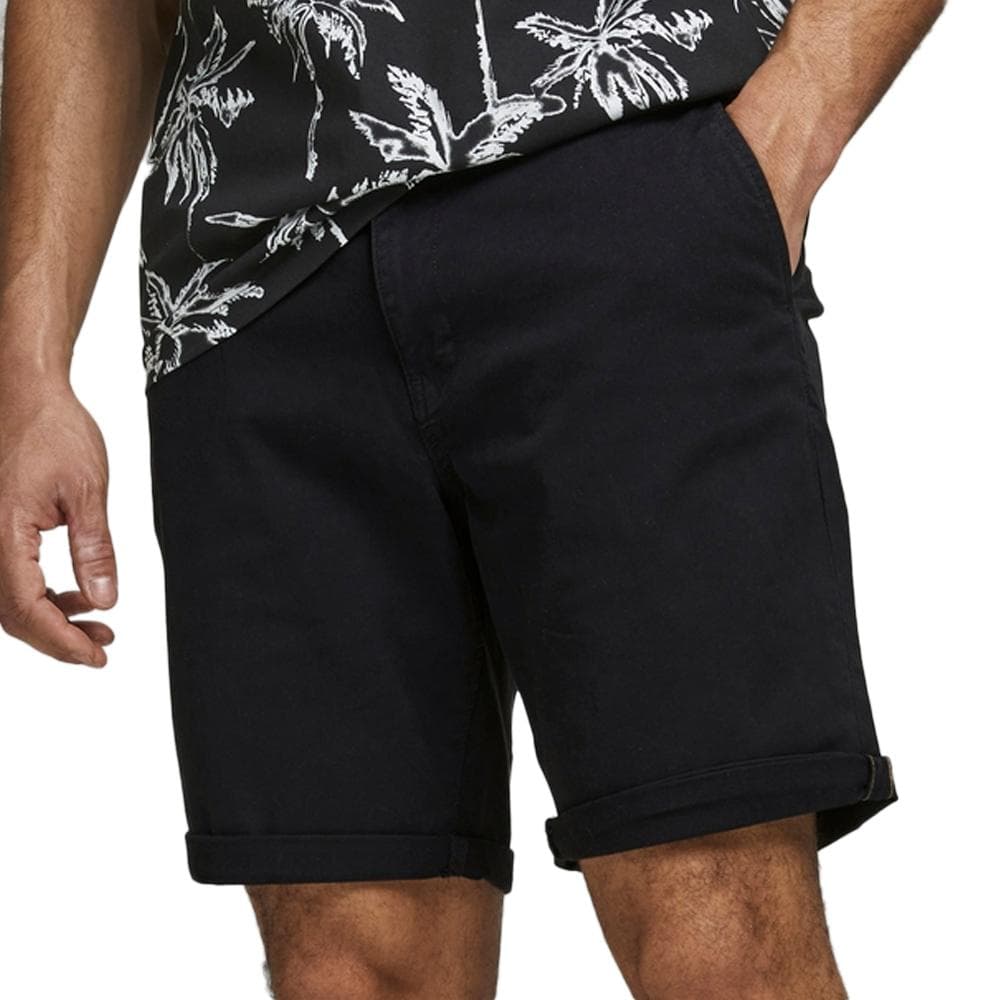 Short Chino Noir Homme Jack & Jones 12242692 1
