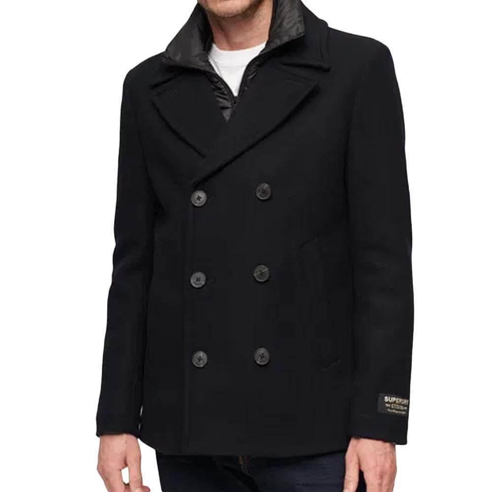 Manteau Marine Homme Superdry Studios Wool 1