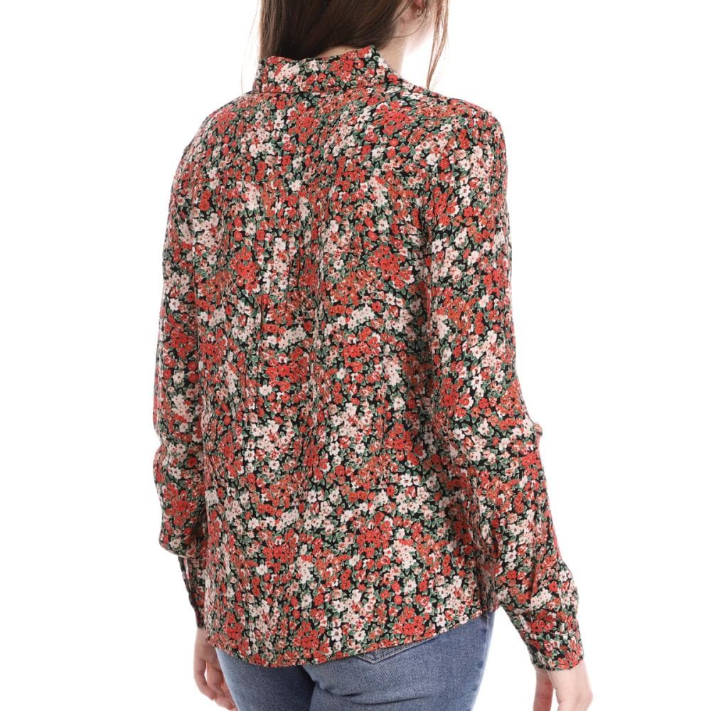 Chemise à fleurs Rouge Femme Vila Kulas 2