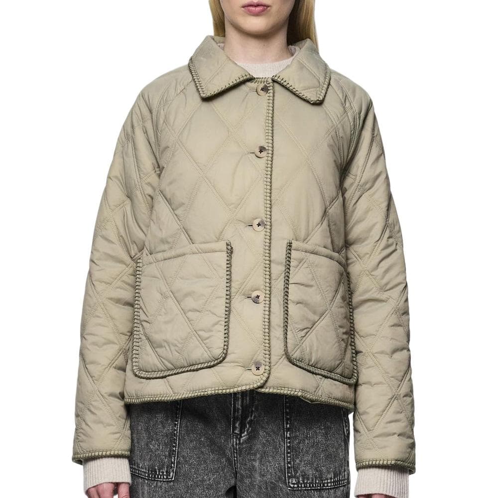 Veste Kaki Femme Pieces Naima 1