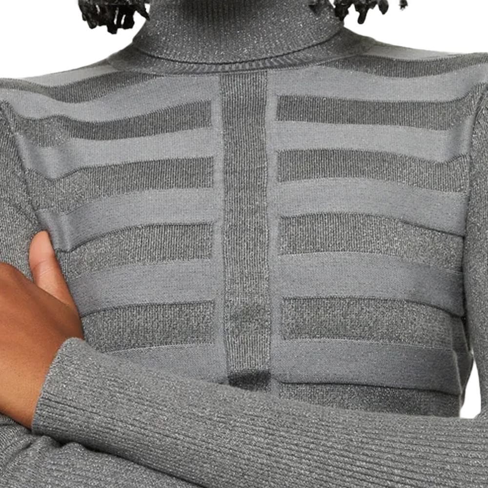 Pull Gris Brillant Femme Morgan Mentosa 3