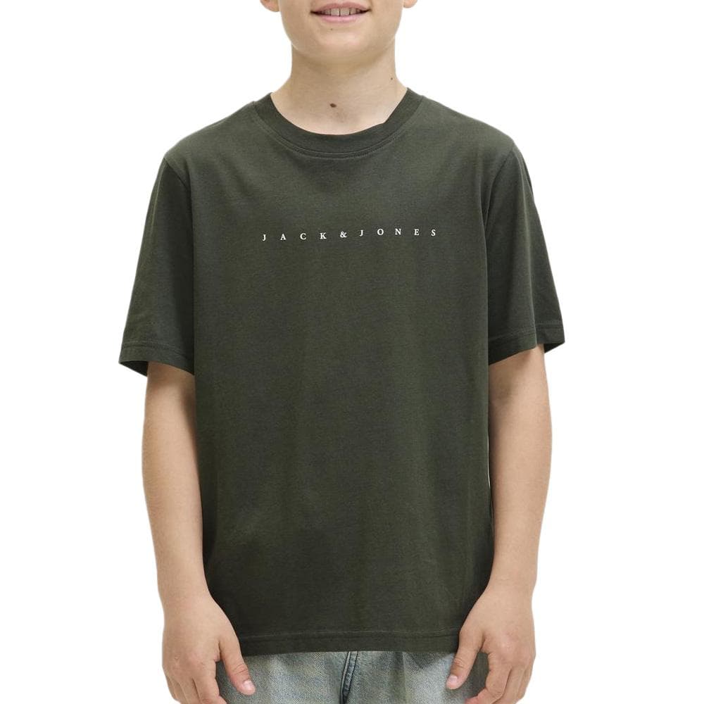 T-shirt Kaki Garçon Jack & Jones Jestar 1